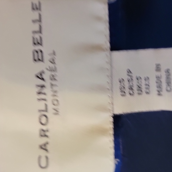 Elegant Blue Women's Coat - Picture 2 of 7